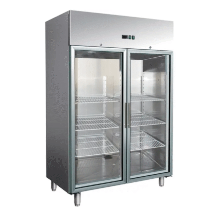 Kjøleskap 1400 liter Dobbelt med glassdører