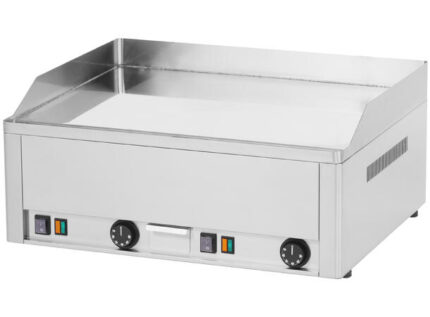 Flatgrill Høyglanspolert, 2 stekesoner 230V