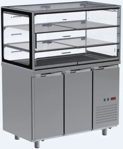 Serveringsdisk I tre plan