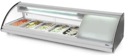 Sushi display 5x 1/3 GN 130 cm