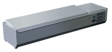 Garnityrkjøler med rustfritt lokk 140 cm 1/4GN x6 Varenr:100020180