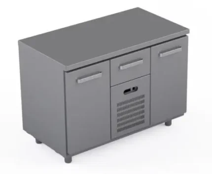 Kjølebenk 120 cm Med 1 x skuffe og 2 x dører Varenr:100021303