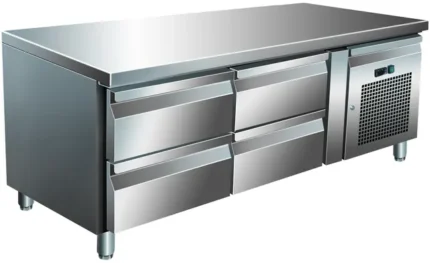 Grillkjølebenk med 4 skuffer For 1/1 GNx100 mm dype containere Varenr:90017033