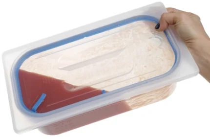 Lokk polyprop. GN med tetning, transp 1/4 GN Varenr:881835